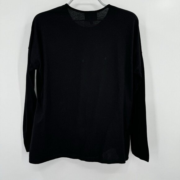 Tuckernuck Black Kayne Tee size M Medium Crew Neck Dropped Shoulder T-Shirt Boxy - Picture 6 of 7